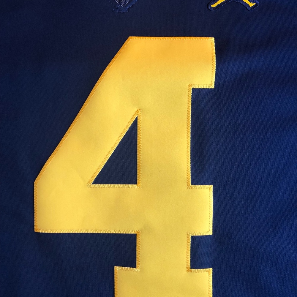 Nike Jordan Michigan Wolverines Football Jersey - Picture 5 of 6